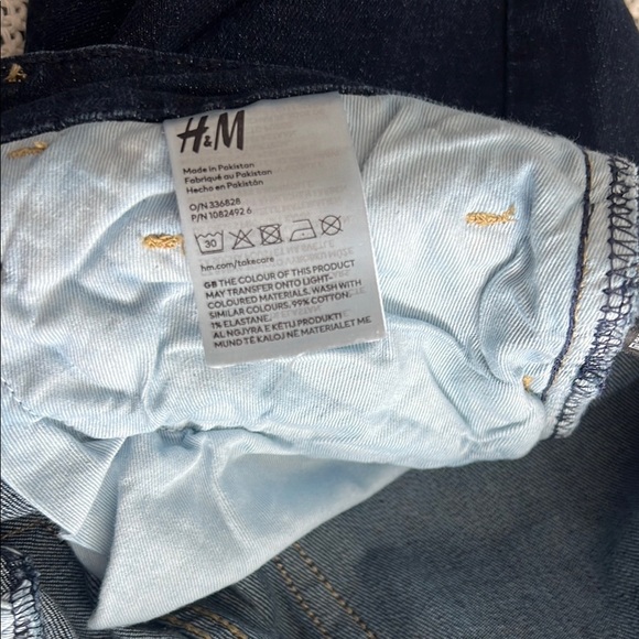 H&M Blue Flare & Wide Leg Jeans Classic Style - Picture 5 of 7